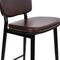 Flash Furniture Brown LeatherSoft Barstools with Footrest, PK2 AY-S01-BR-GG - alternate 4